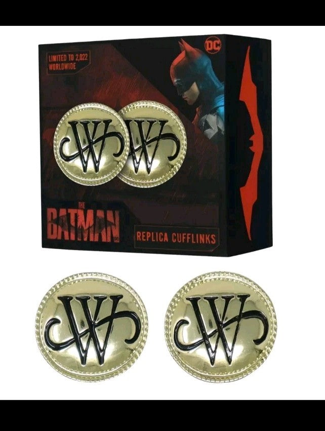 DC The Batman Limited Edition Bruce Wayne Replica Cufflinks