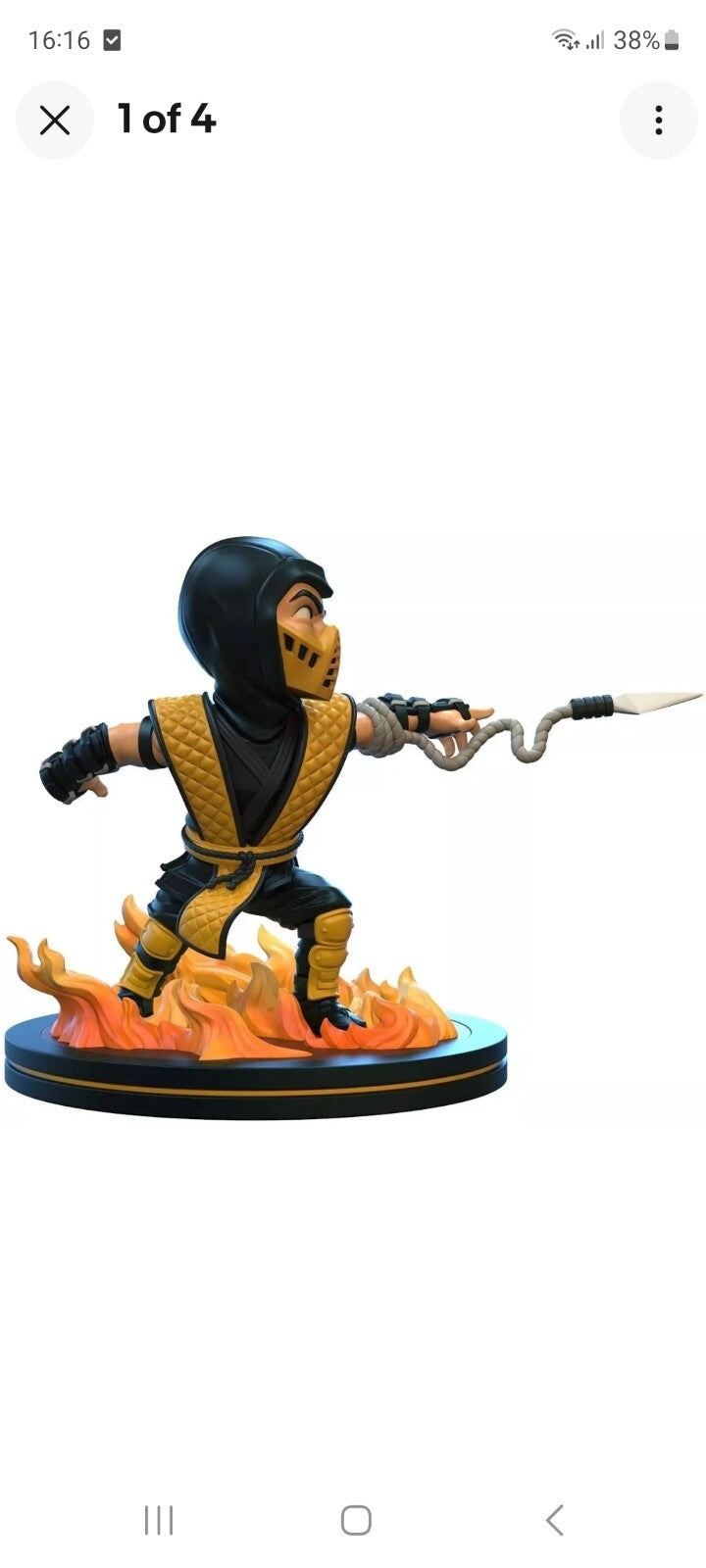 Q-Fig Mortal Kombat Scorpion Figure Quantum Mechanix