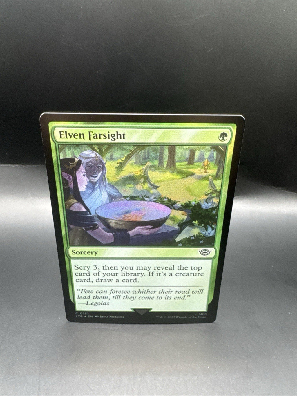 MTG Elven Farsight (Foil) [Tales of Middle-Earth + 1 Regular Card C0161