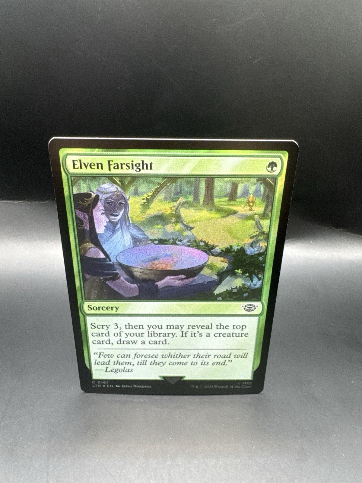 MTG Elven Farsight (Foil) [Tales of Middle-Earth + 1 Regular Card C0161