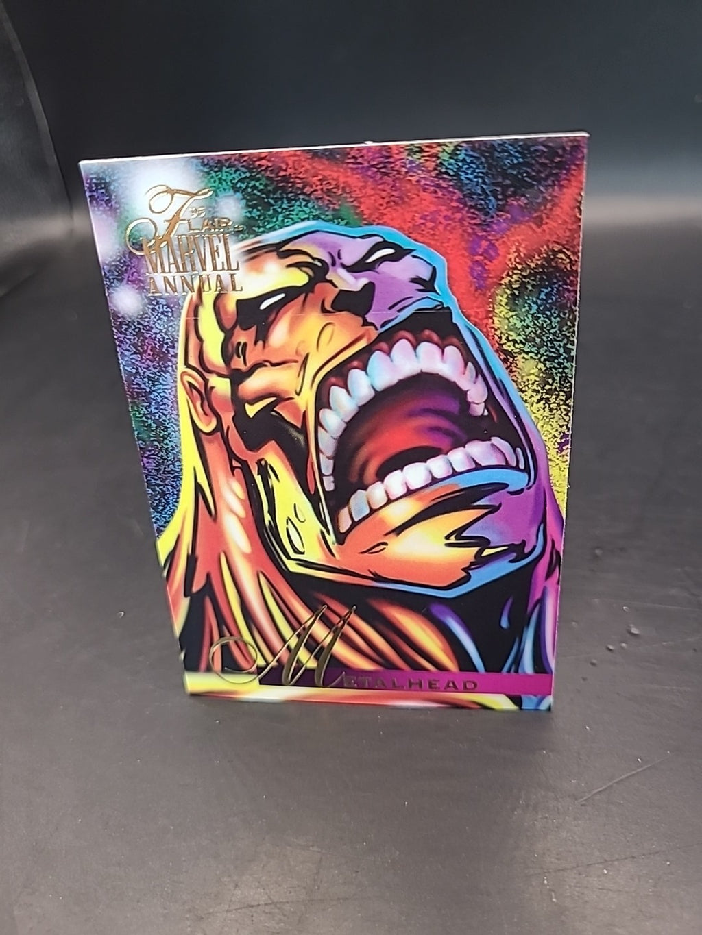 METALHEAD / 1995 Fleer Flair Marvel Annual BASE Trading Card #104
