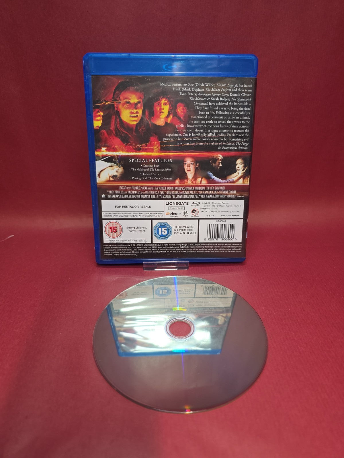 The Lazarus Effect Blu-Ray