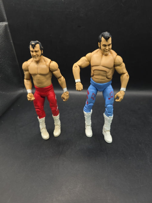2 X HONKY TONK MAN WWE/WWF WRESTLING FIGURES MATTEL