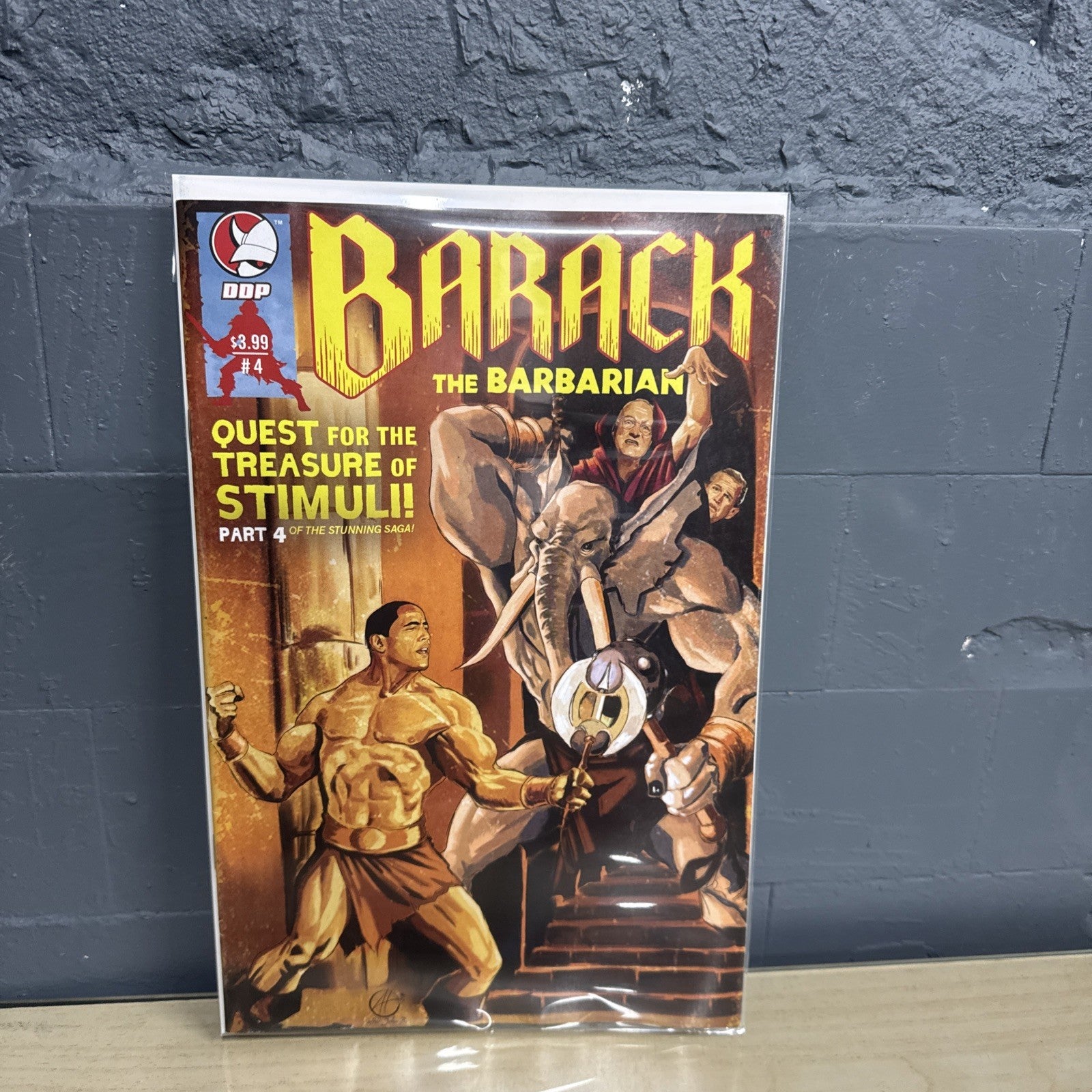 Barack the Barbarian #4 2009 Devil's Due Publishing