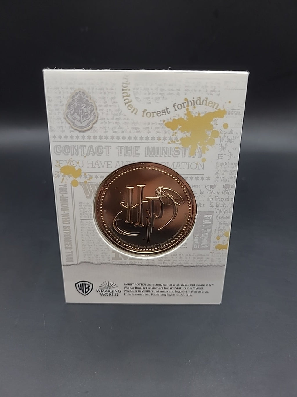 Harry Potter Medal Coin Collection - Chamber Of Secrets - Gilderoy Lockhart