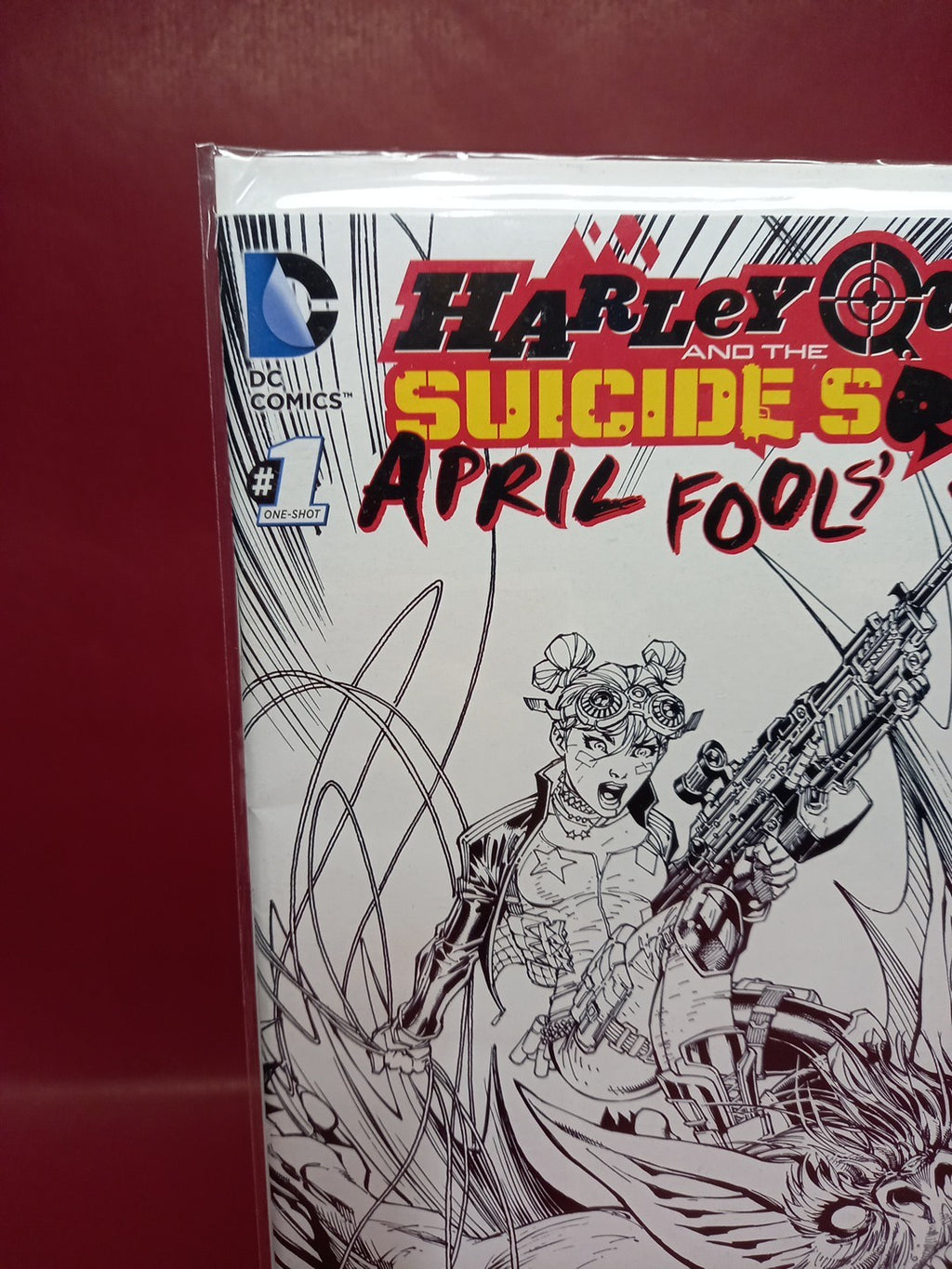 Harley Quinn & Suicide Squad April Fools Spec #1 B&W Variant