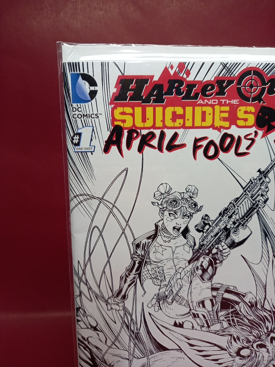 Harley Quinn & Suicide Squad April Fools Spec #1 B&W Variant