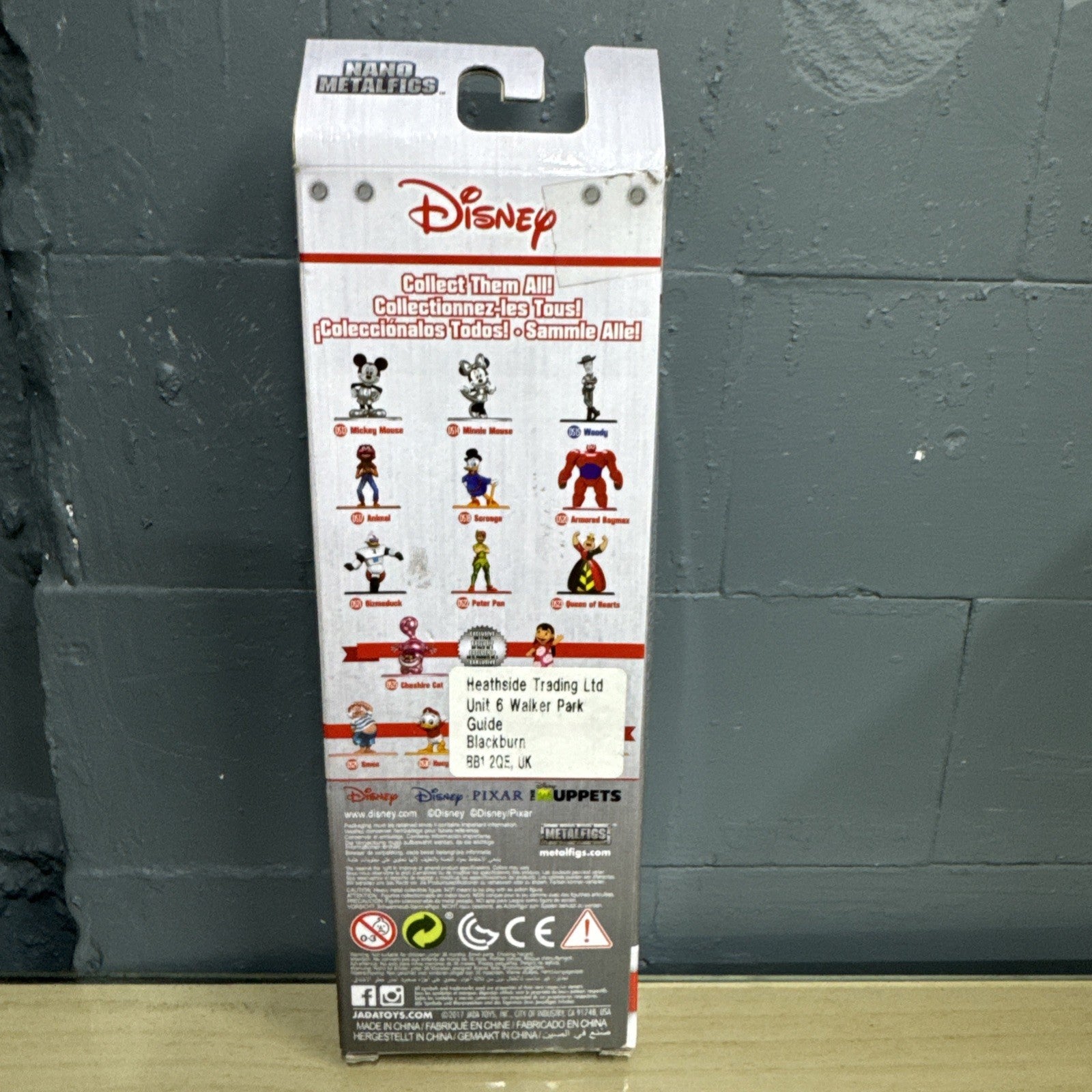 Disney Nano Metalfigs Cheshire Cat Scrooge McDuck Lilo and Stitch Box Damaged