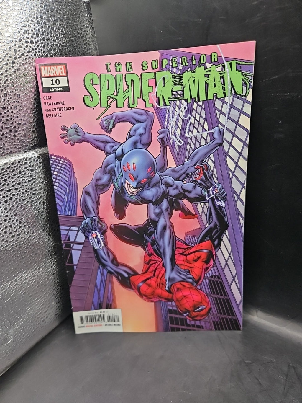 THE SUPERIOR SPIDER-MAN #10 LGY 43 MARVEL COMIC 2019 gemini mailer