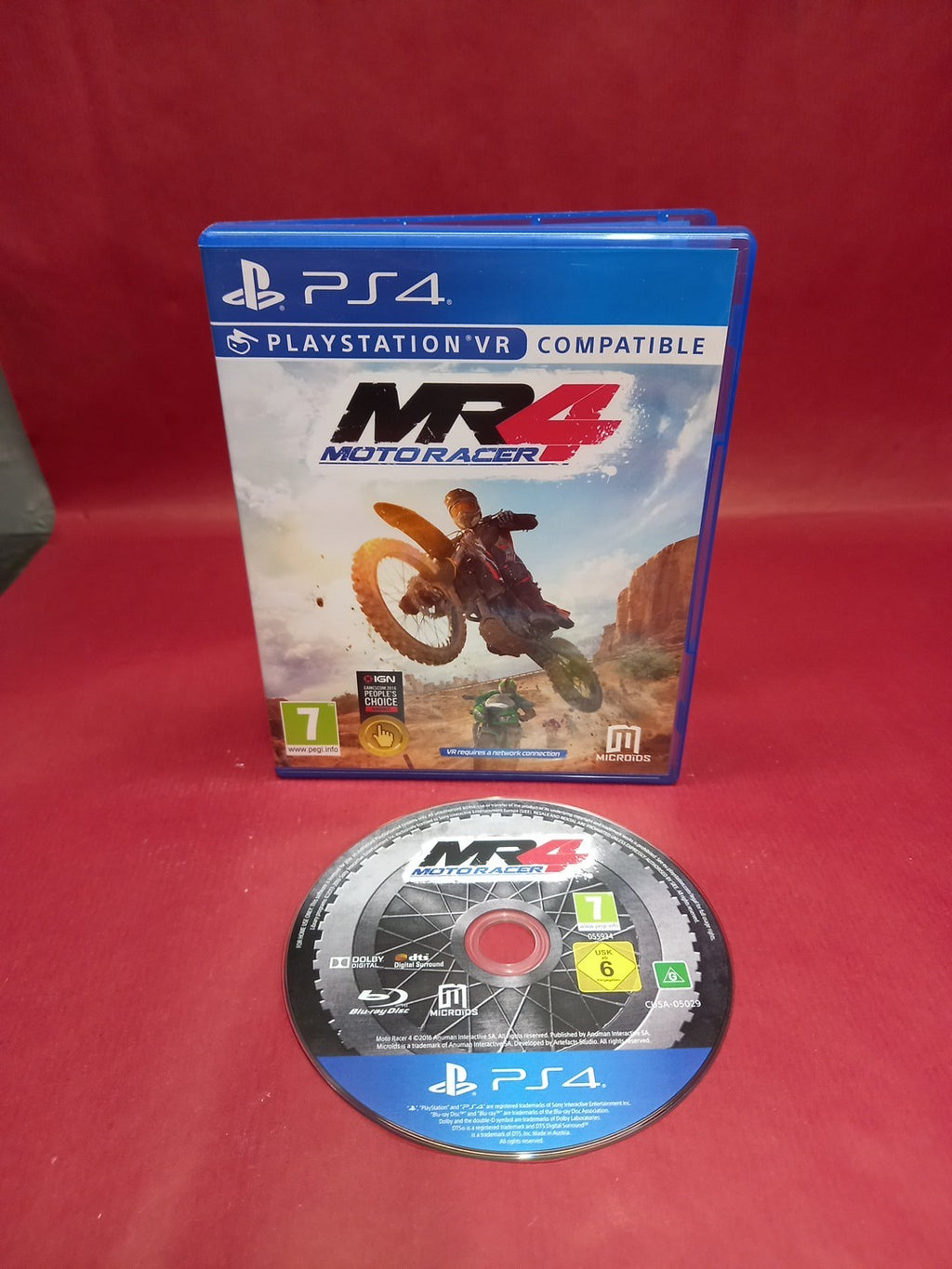 MR4 Moto Racer 4 PlayStation 4 VR Compatible Racing Game