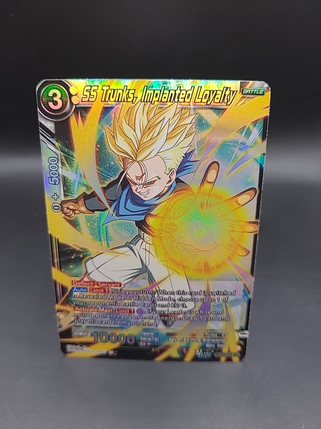 SS3 Trunks, Implanted Loyalty BT29-121 SR - Dragon Ball Super Card Game