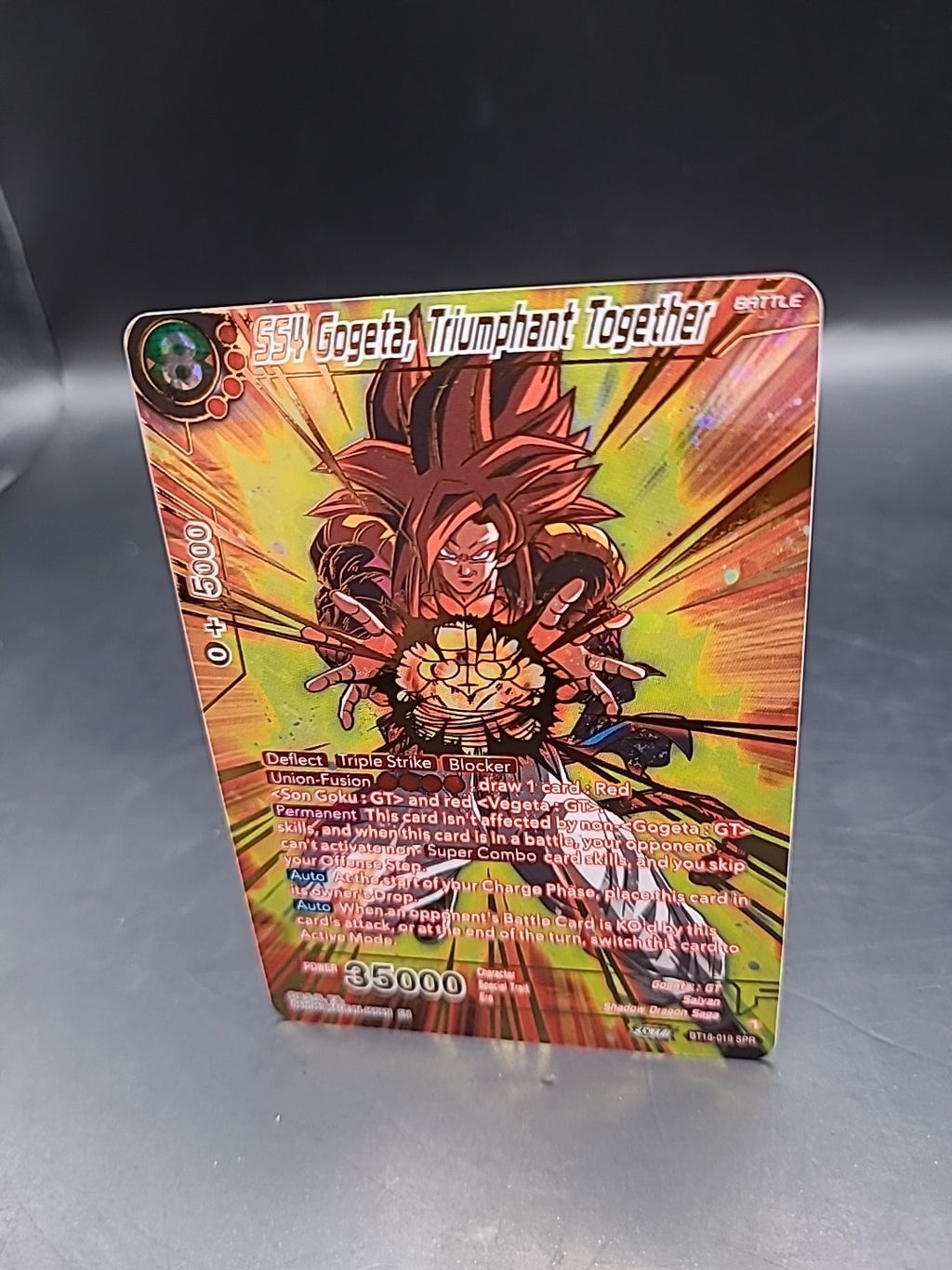 SS4 Gogeta, Triumphant Together (BT18-019 SPR) Dragon Ball Super Card Game