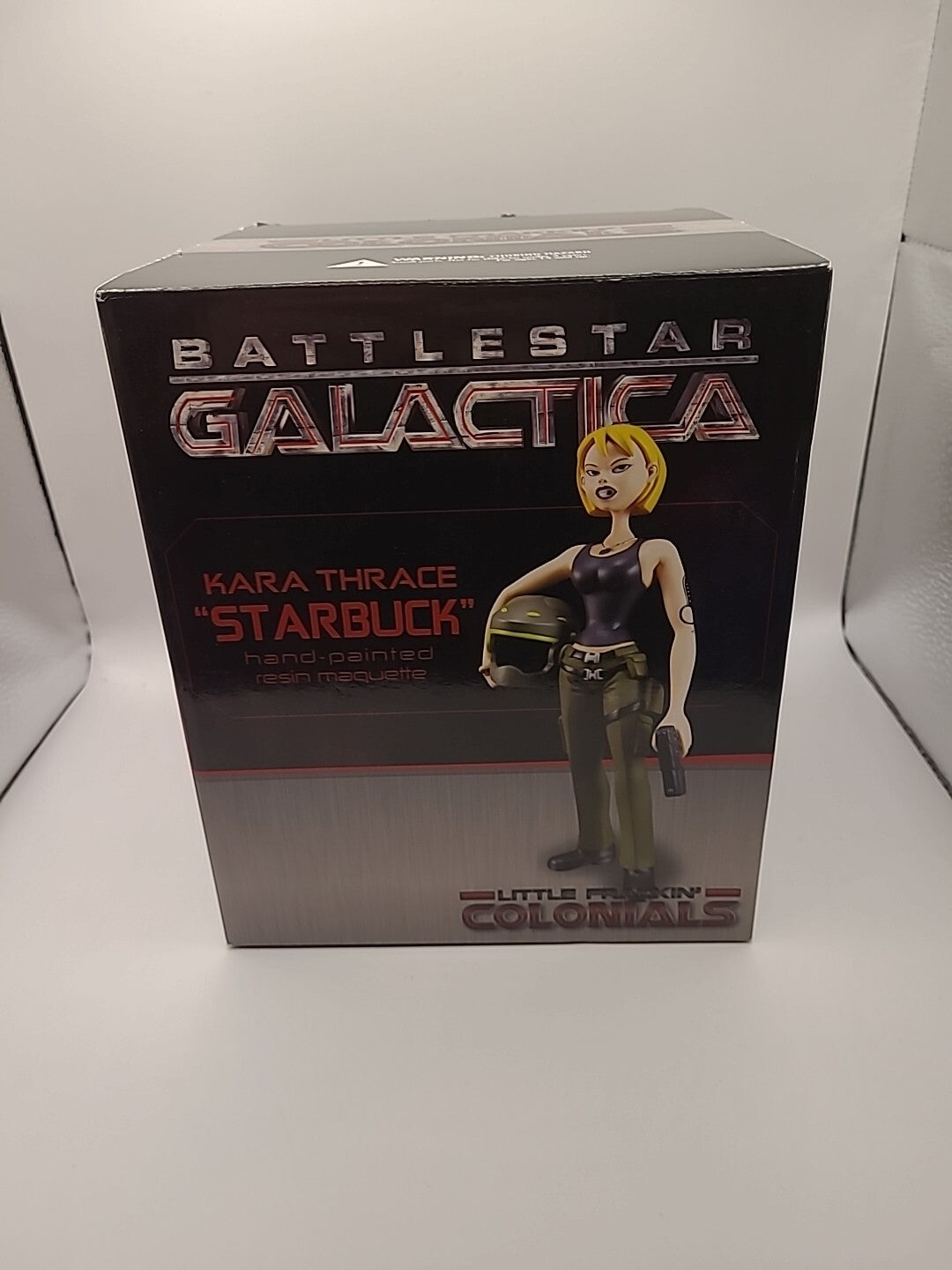 Battlestar Galactica Kara Thrace "Starbuck" Qmx Statue Limited Edition