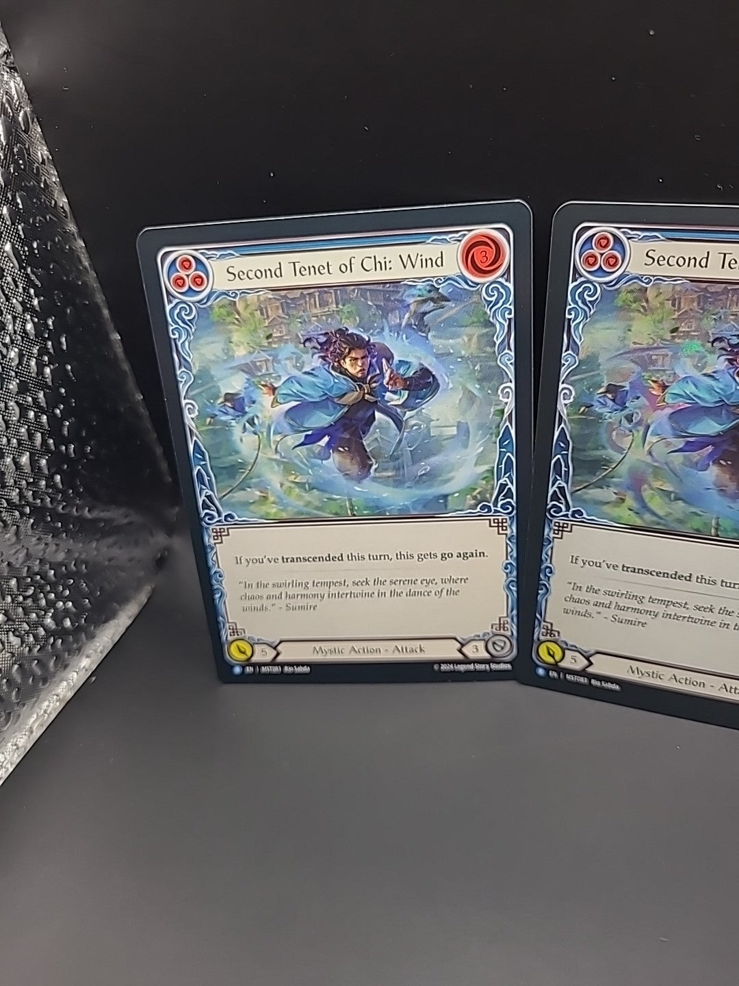 Second Tenet of Chi: Wind Foil & 2 Regulars MST083 NM - FaB Flesh and Blood