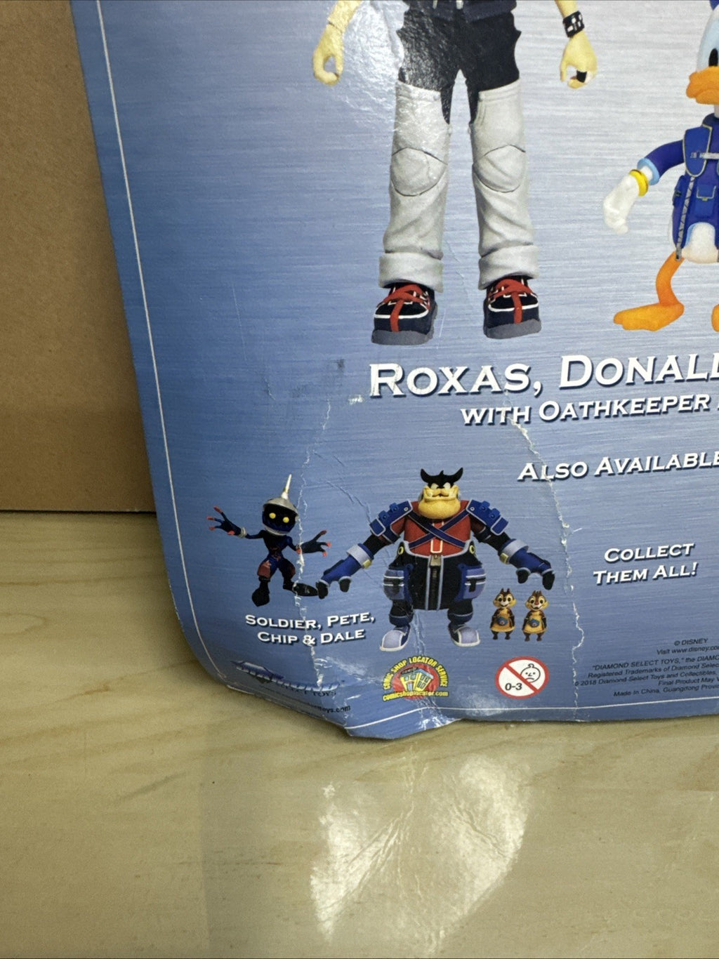 Diamond Select Disney Kingdom of Hearts Roxas Donald & Goofy Figures