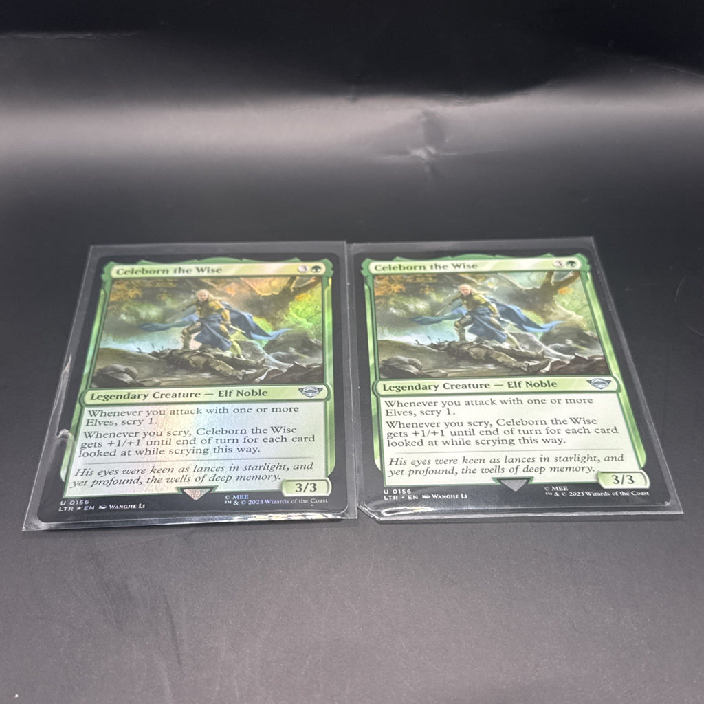 Celeborn the Wise FOIL , Lord of the Rings U0156 + 1 Regular Card