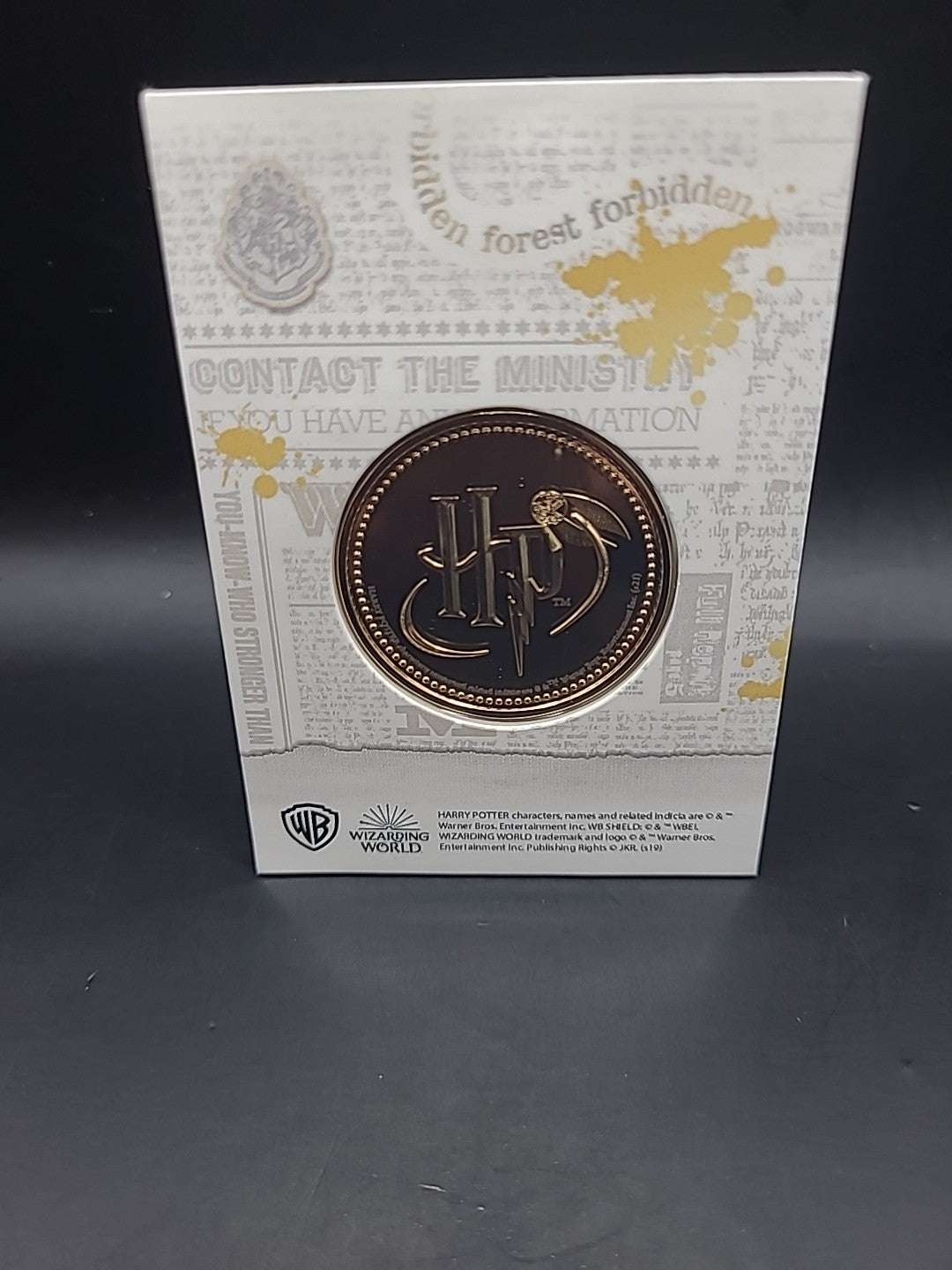 Harry Potter Official Medal Collection GREEN BASILISK FANG