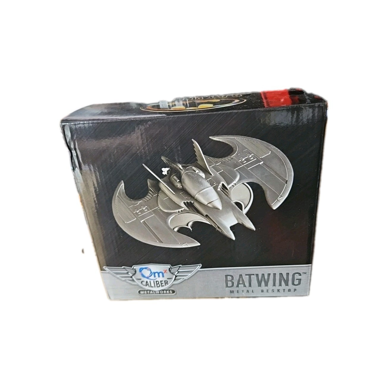 Batman Batwing Metal Desktop Replica Model QMX Caliber Metalworks 2015 Loot DC