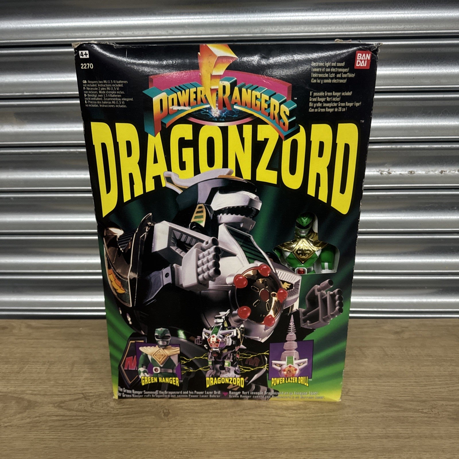 Power Rangers Dragonzord Bandai 1994 | Boxed w/ Insert, Figure & Instructions