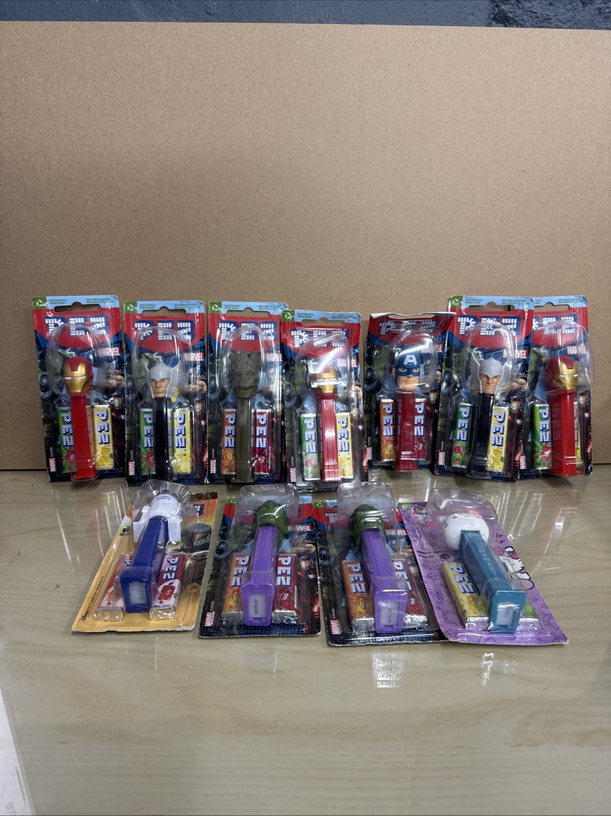 PEZ Dispenser bundle X 11, OUT OF DATE