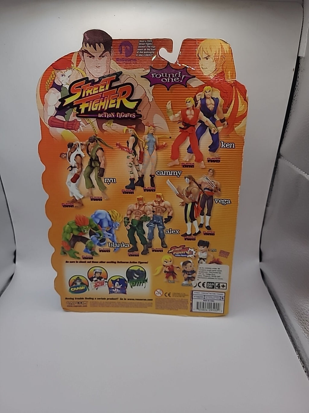 Street Fighter Ken Action Figure Resaurus 1999