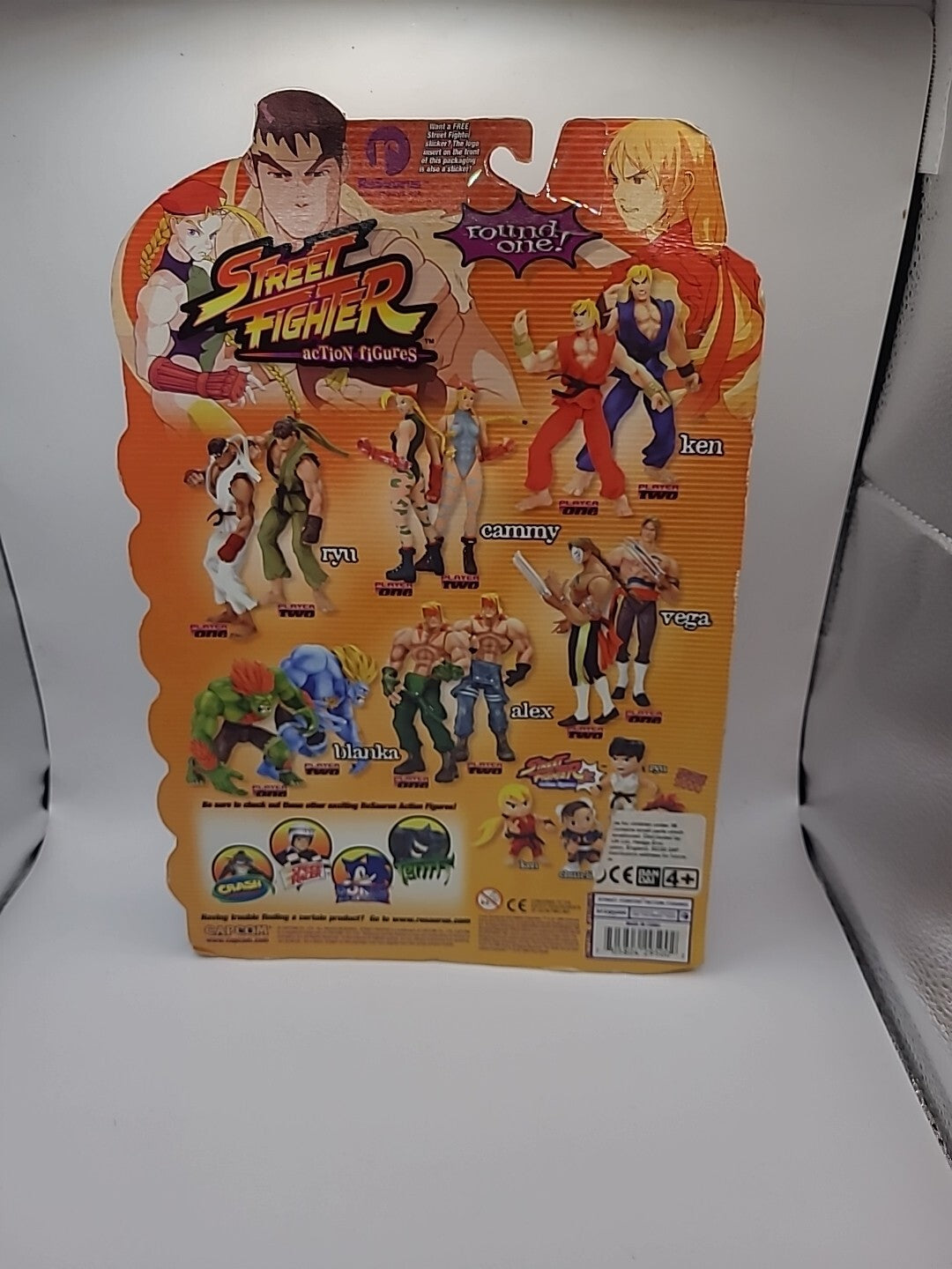 Street Fighter Ken Action Figure Resaurus 1999
