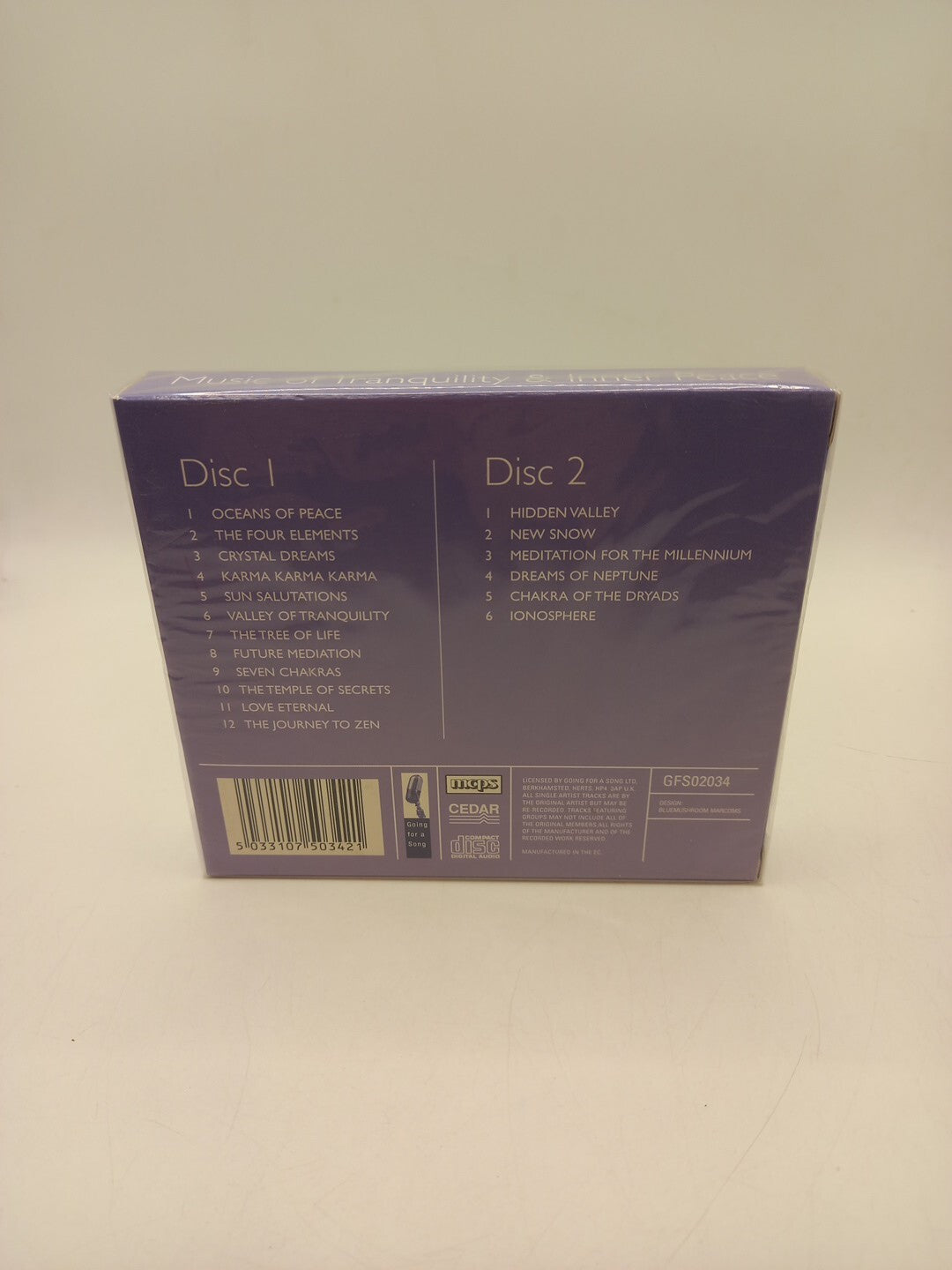 Music Of Tranquility & Inner Peace CD- 2 Discs