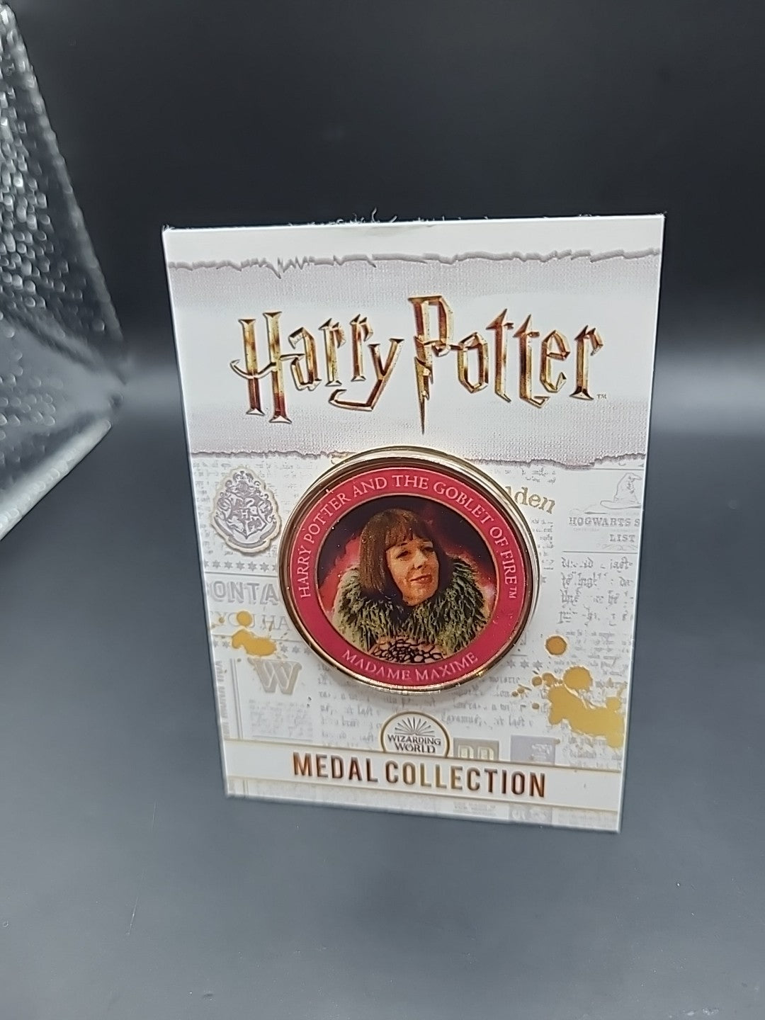RARE HARRY POTTER MEDAL COIN GOBLET OF FIRE MADAME MAXIME FRANCES DE LA TOUR