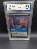 Disney Lorcana- Floodborn-Holo/Foil - Rare-  147/204 - Gaston RKT Graded 9