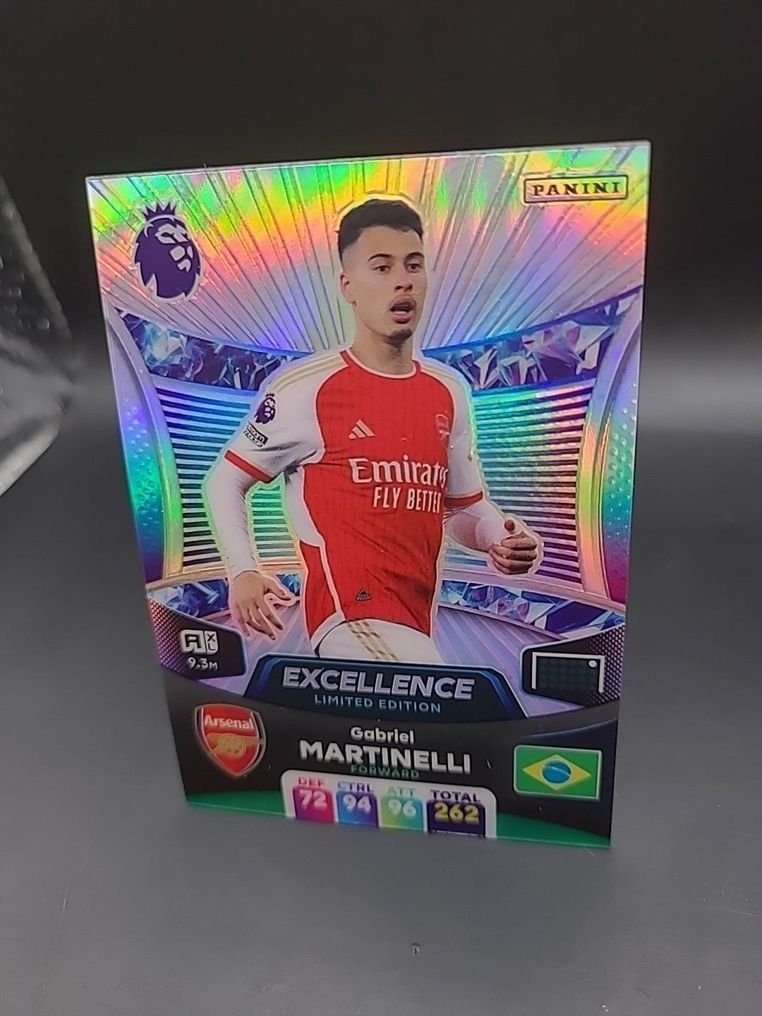 Panini Adrenalyn XL PL 2024 Gabriel Martinelli Excellence Limited Edition Card