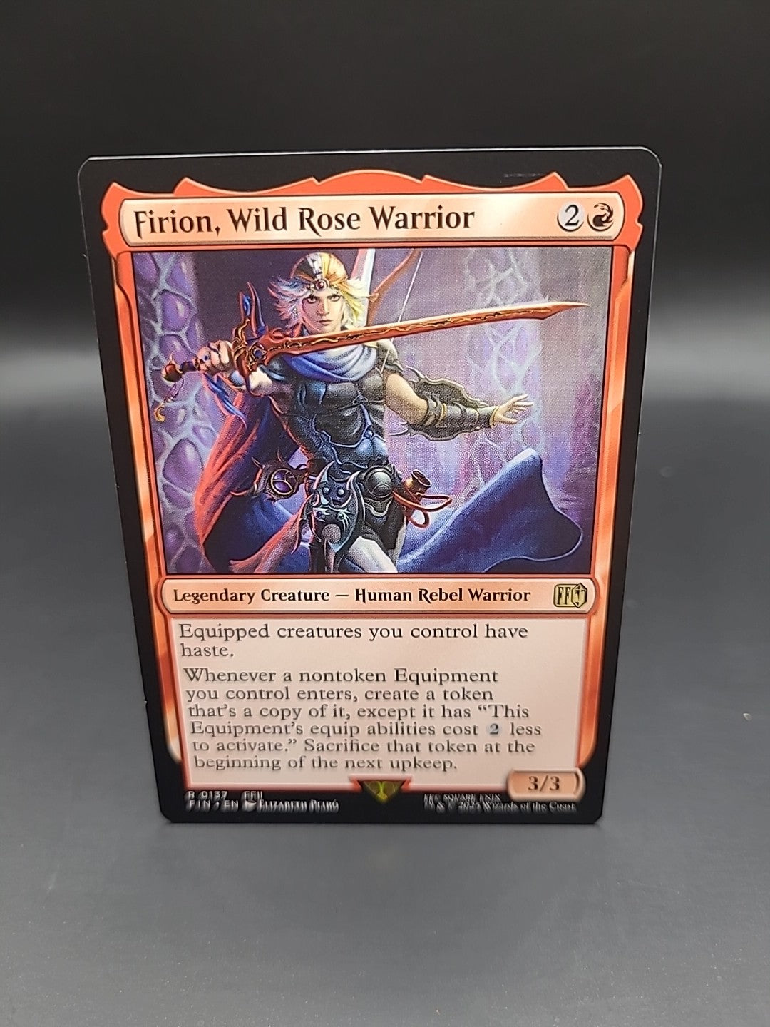 MtG Firion, Wild Rose Warrior R 0137 FIN Final Fantasy Magic Gathering