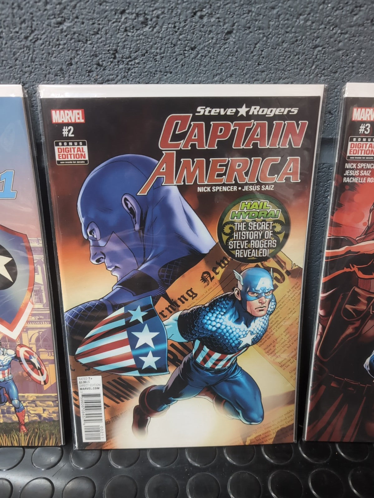 Captain America: Steve Rogers #1-3 (3 issues) VF 1st Print Marvel Comics 2016