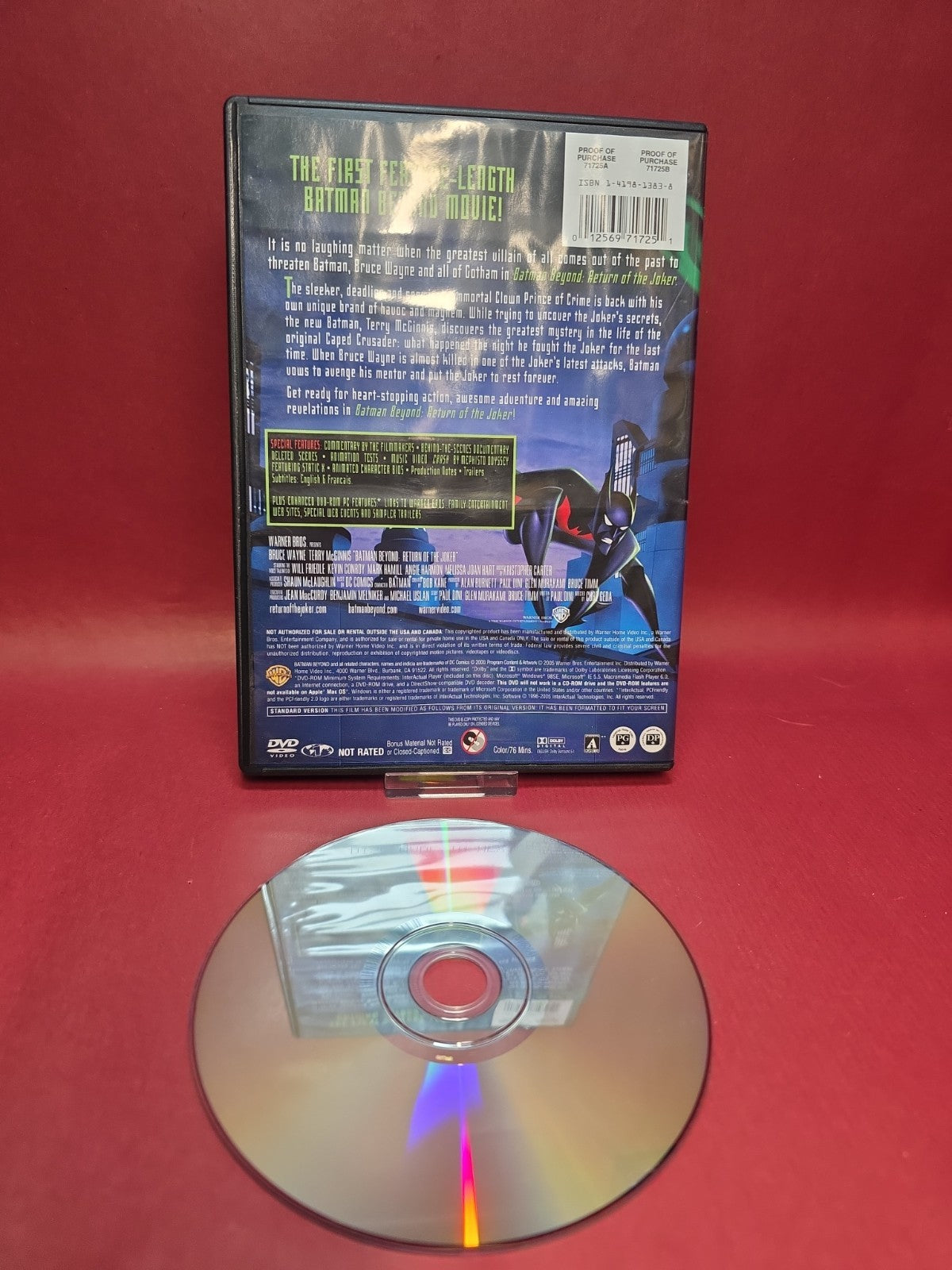 Batman Beyond: Return of the Joker (DVD, 2000)