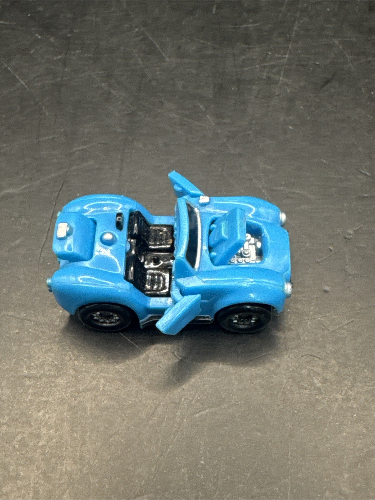 MICRO MACHINES GALOOB 1988 DELUXE SHELBY COBRA BLUE MINIATURE CAR VINTAGE TOY 