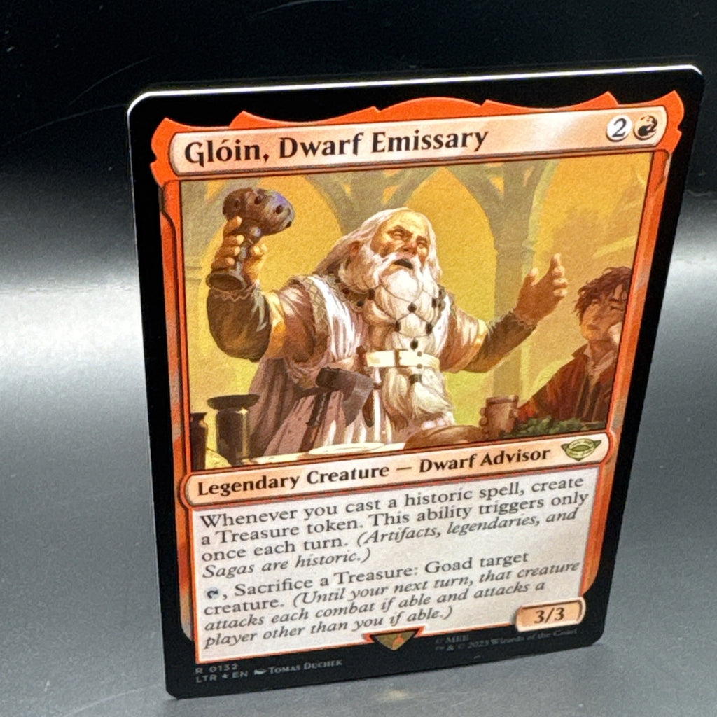 MTG Gloin, Dwarf Emissary LotR Tales of Middle-earth 0360 Foil