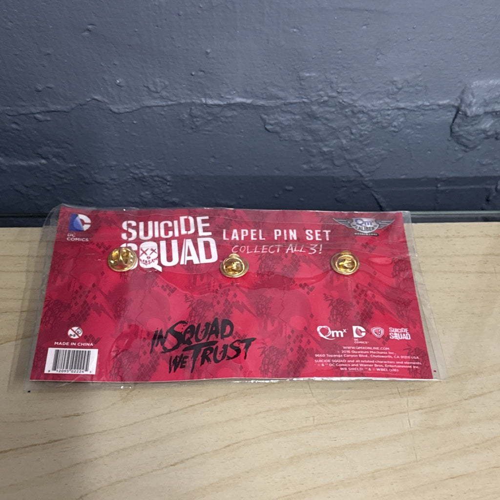 Suicide Squad Lapel Pin 3-Pack, Set 1