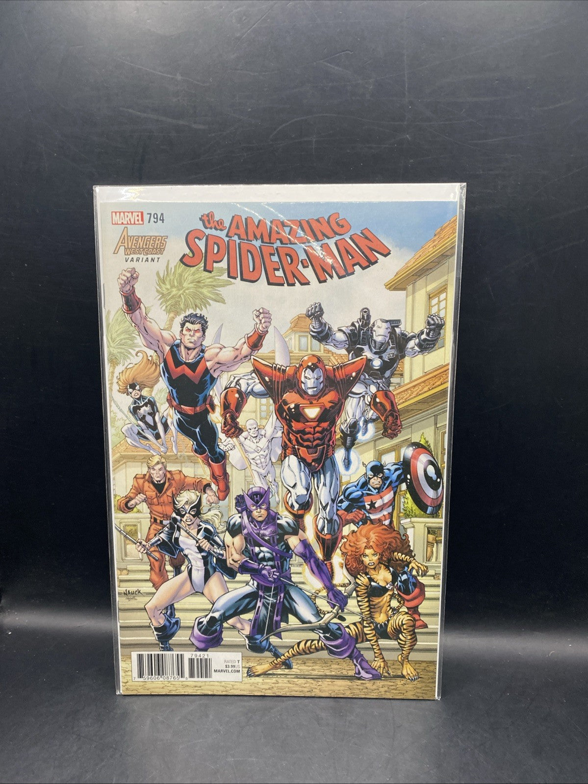 Amazing Spider-man #794 2018 Avengers West Coast Variant