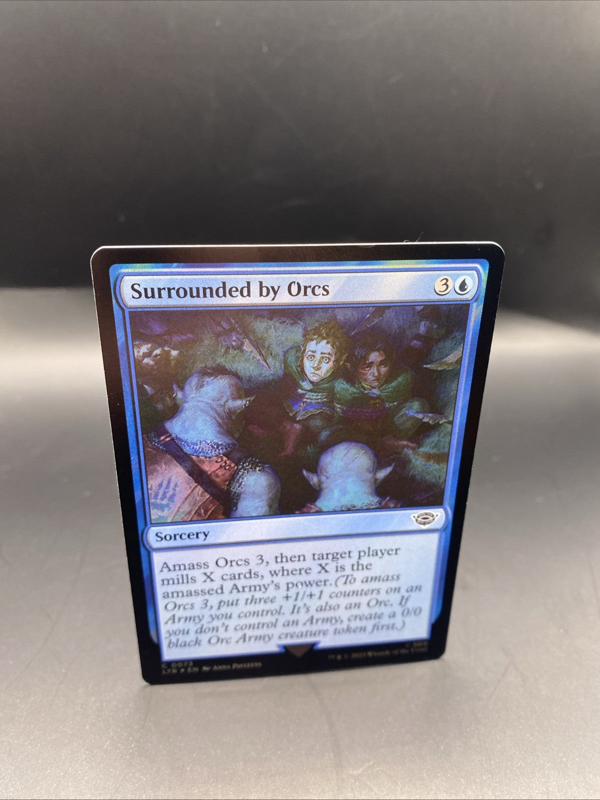 Surrounded by Orcs - FOIL # 0073 MTG LOTR