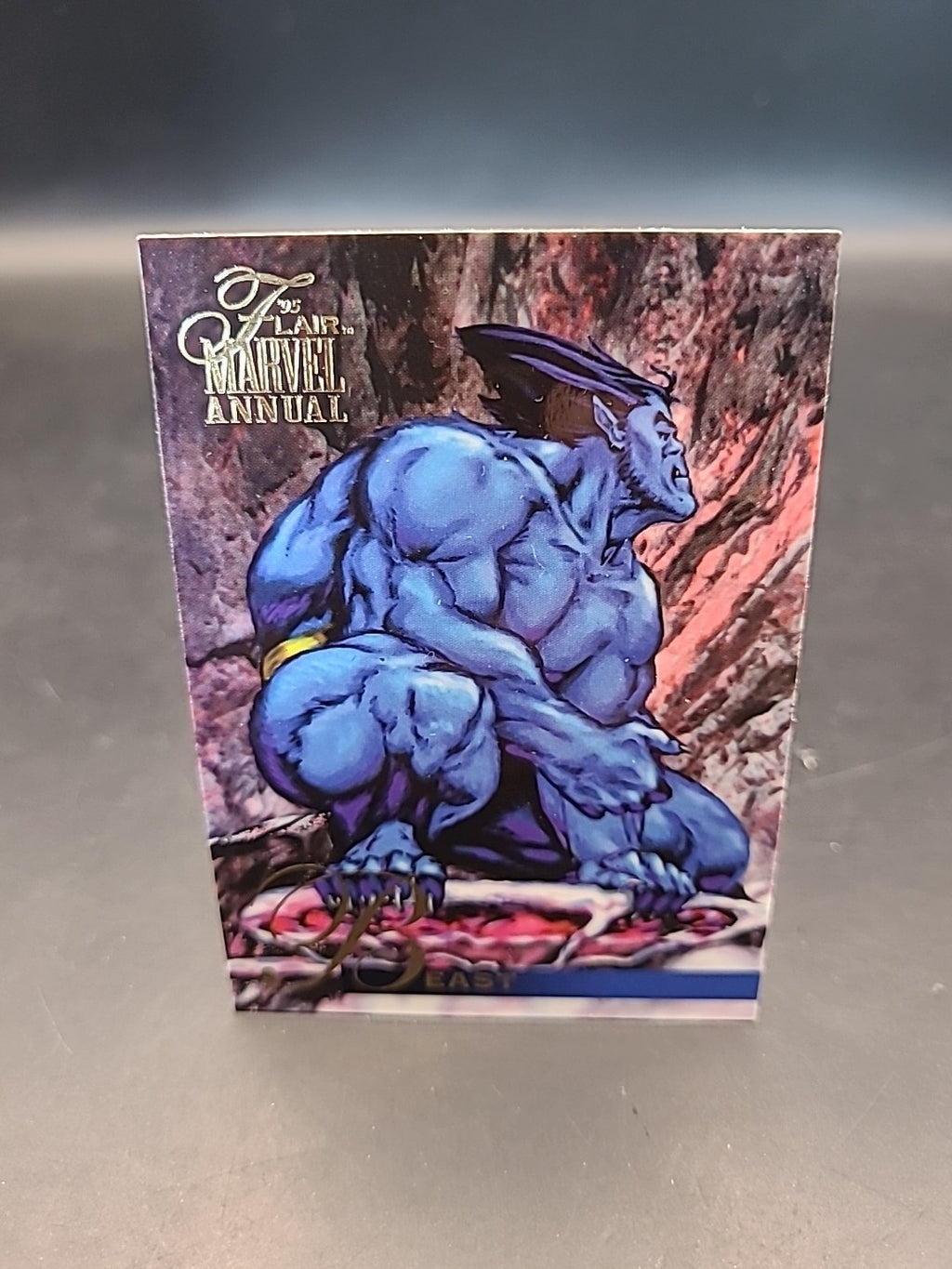1995 Flair Marvel Annual Beast Into Sinister's Lair #8 Comic Card