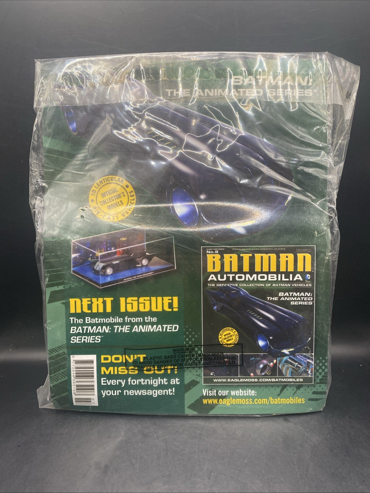 BATMAN  EAGLEMOSS AUTOMOBILIA DETECTIVE COMICS #575 DIECAST BATMOBILE 