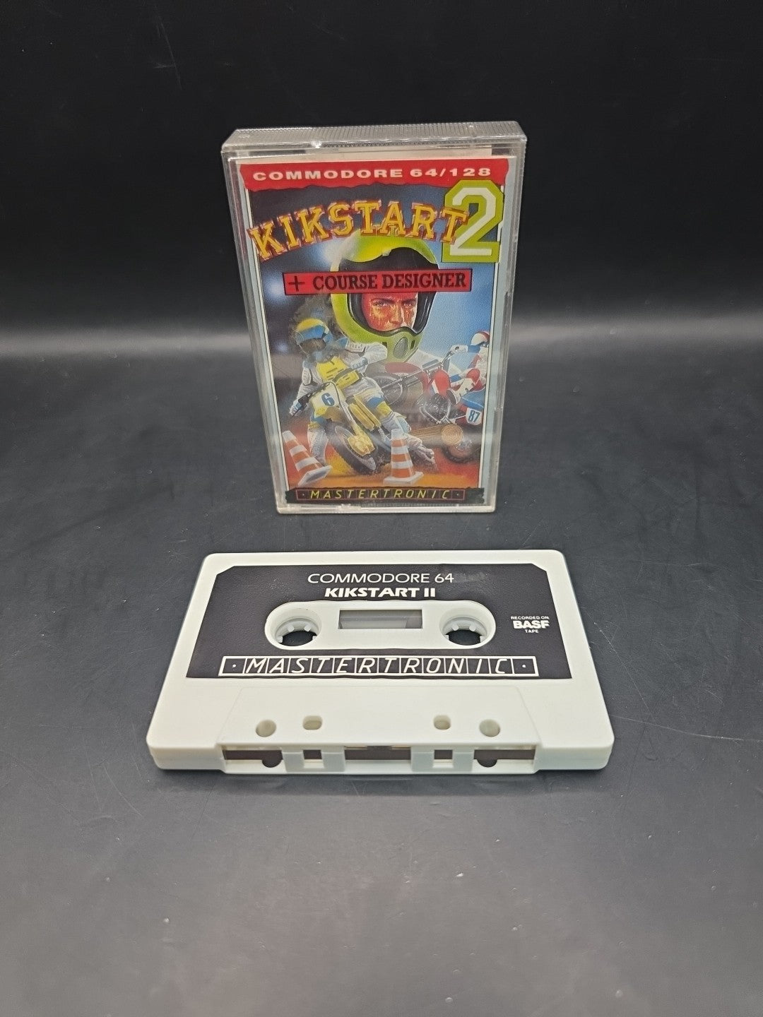 Kickstart 2 And Course Designer Commodore 64/128 Game Mastertronic 1987 Retro