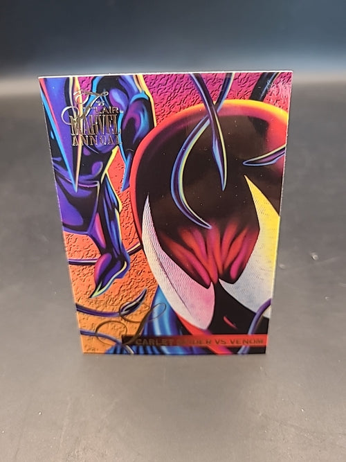 1995 Flair Marvel Annual #65 Scarlet Spider vs. Venom