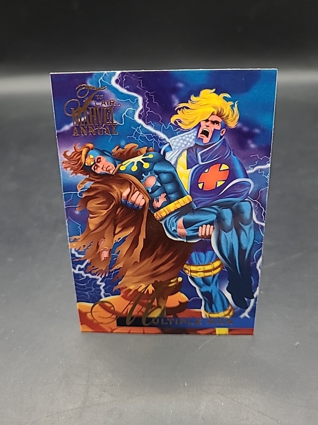 Fleer Flair Marvel Annual 1995 Multiple Man Trading Card #25 Number 25