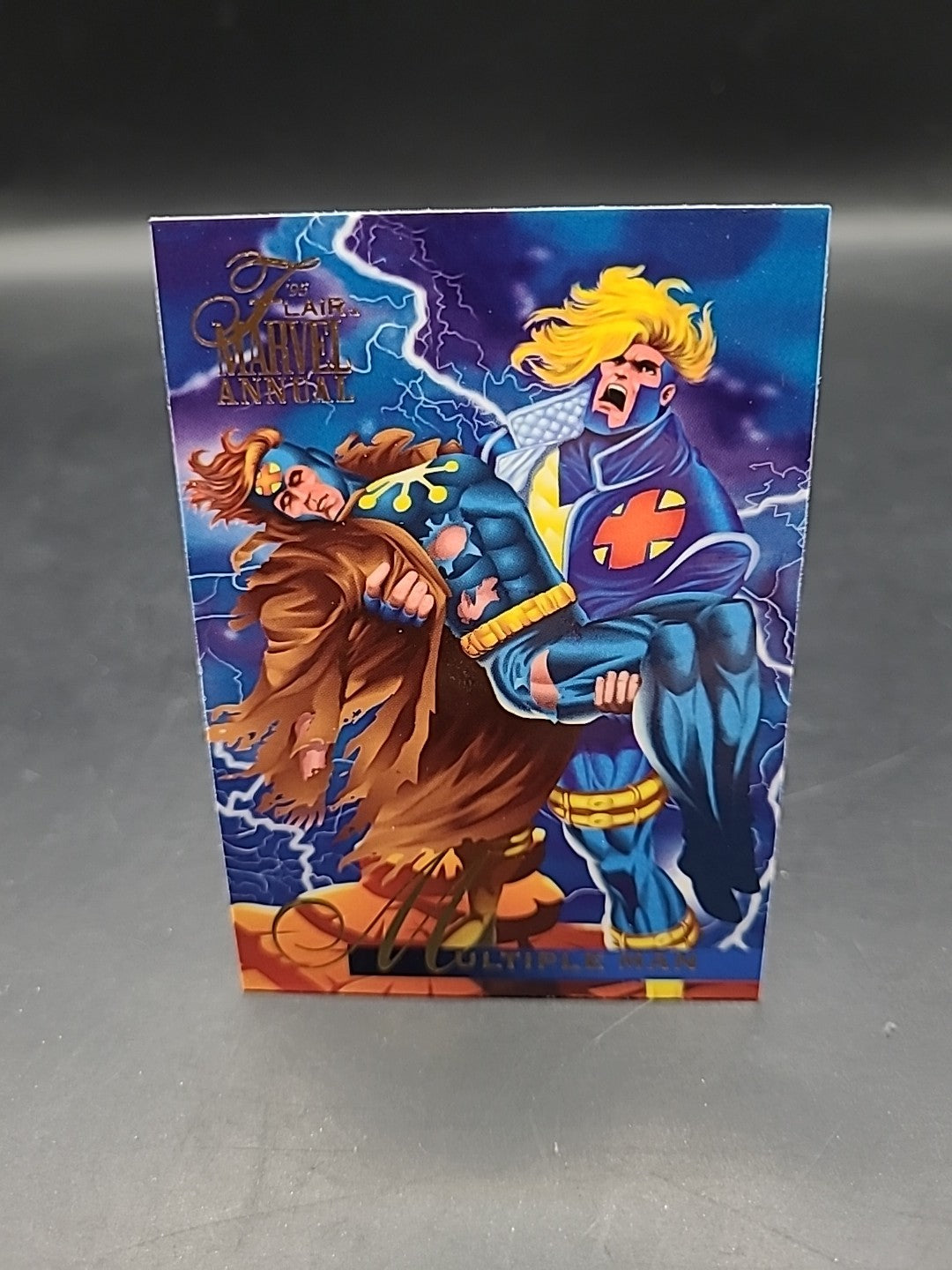 Fleer Flair Marvel Annual 1995 Multiple Man Trading Card #25 Number 25