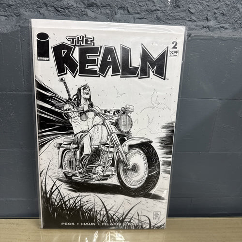 2017 Image Comics The Realm 2 Jeremy Haun B&W Tony Moore Homage Cover D Variant 