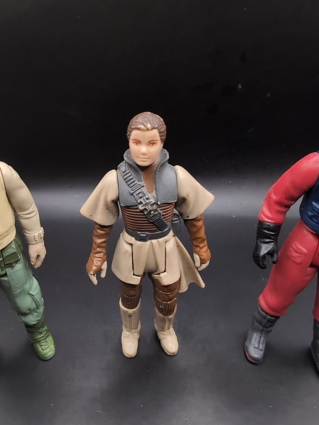 3 X Vintage Kenner  Star Wars Figures Prune Face, Nine Numb & Princess Leia...