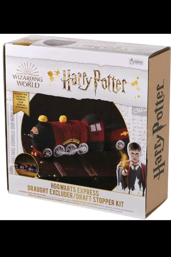 New Wizarding World Harry Potter Hogwarts Express Draught Excluder Knitting Kit