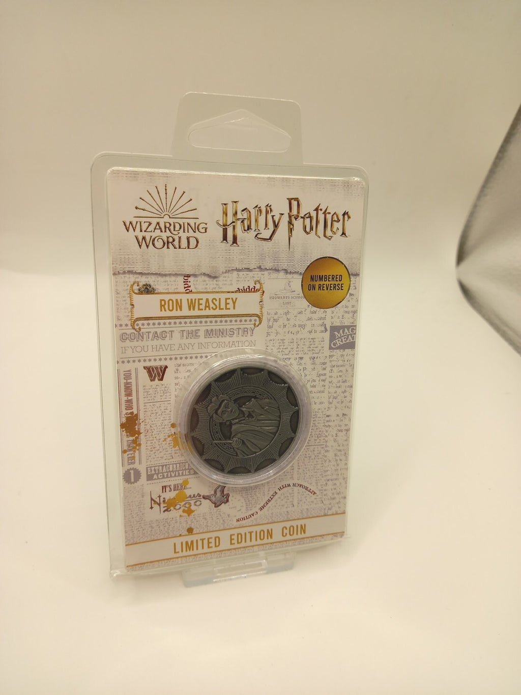 Harry Potter Ron Weasley Limited Edition Coin - Only 9995 Worldwide