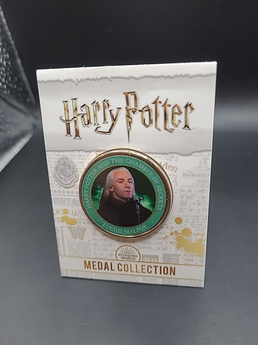 Harry Potter Medal Coin Collection - Chamber Of Secrets - Lucius Malfoy 