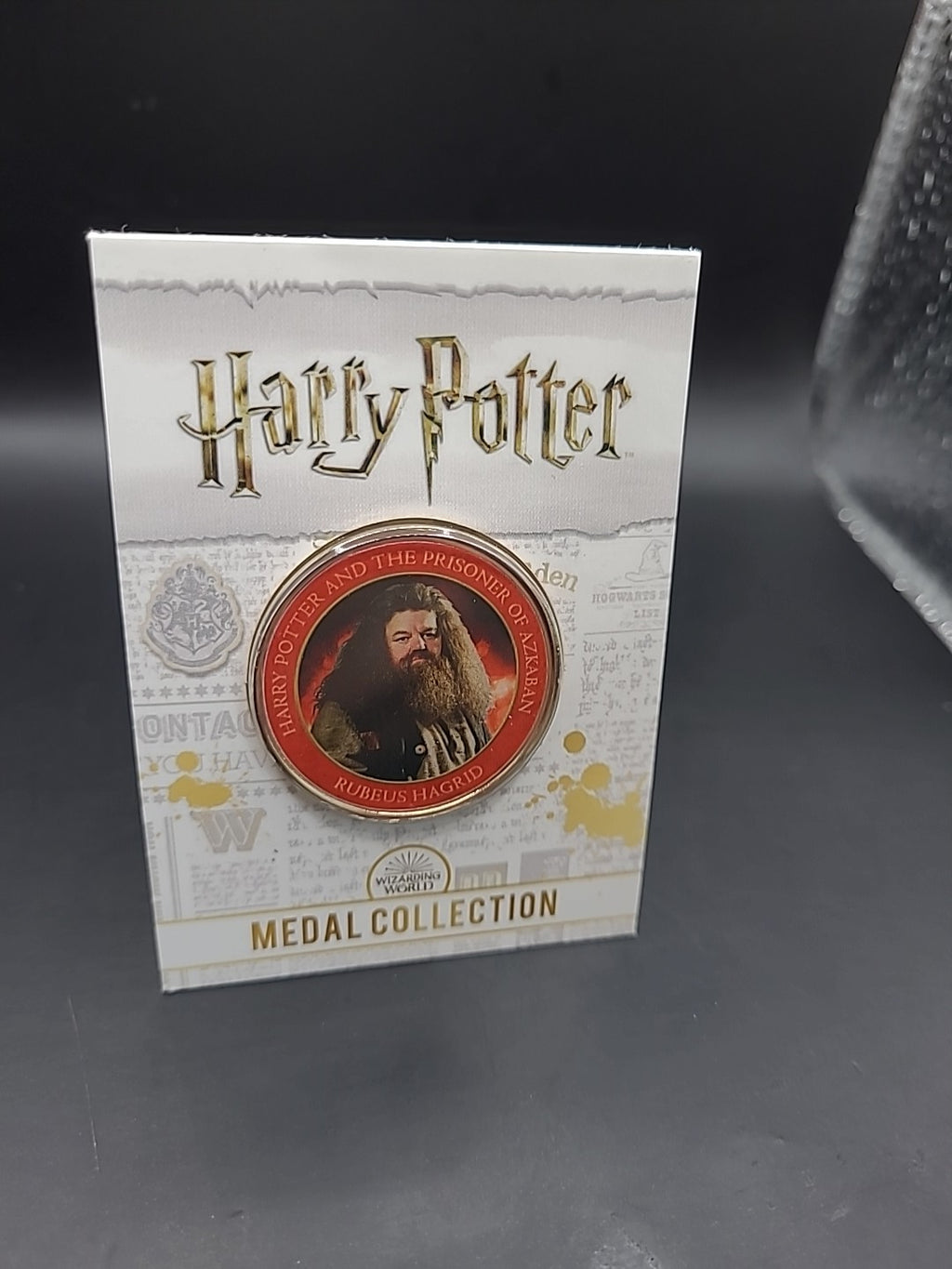 RARE HARRY POTTER MEDAL COIN PRISONER OF AZKABAN RUBEUS HAGRID COLTRANE
